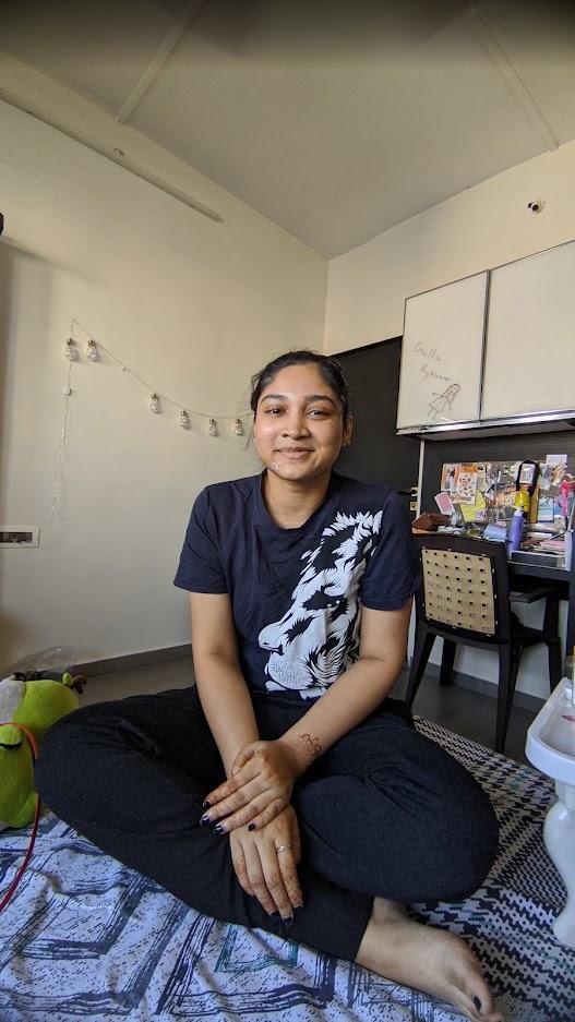 Rashi at home in her room