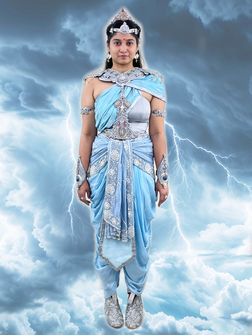 Rashi in full Sita costume